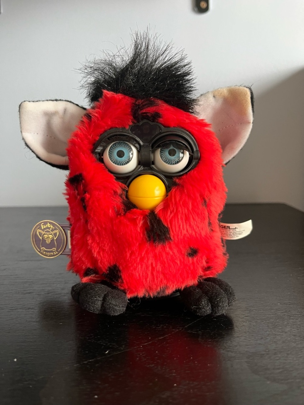 Rare Vintage 1998 Furby Lady Bug w/ Blue Eyes! Series 4 Tiger Electronics WORKS!